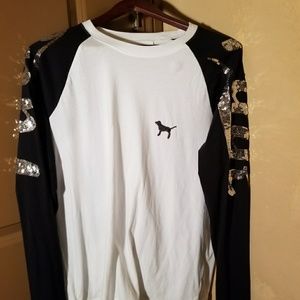 Black and White PINK Shirt